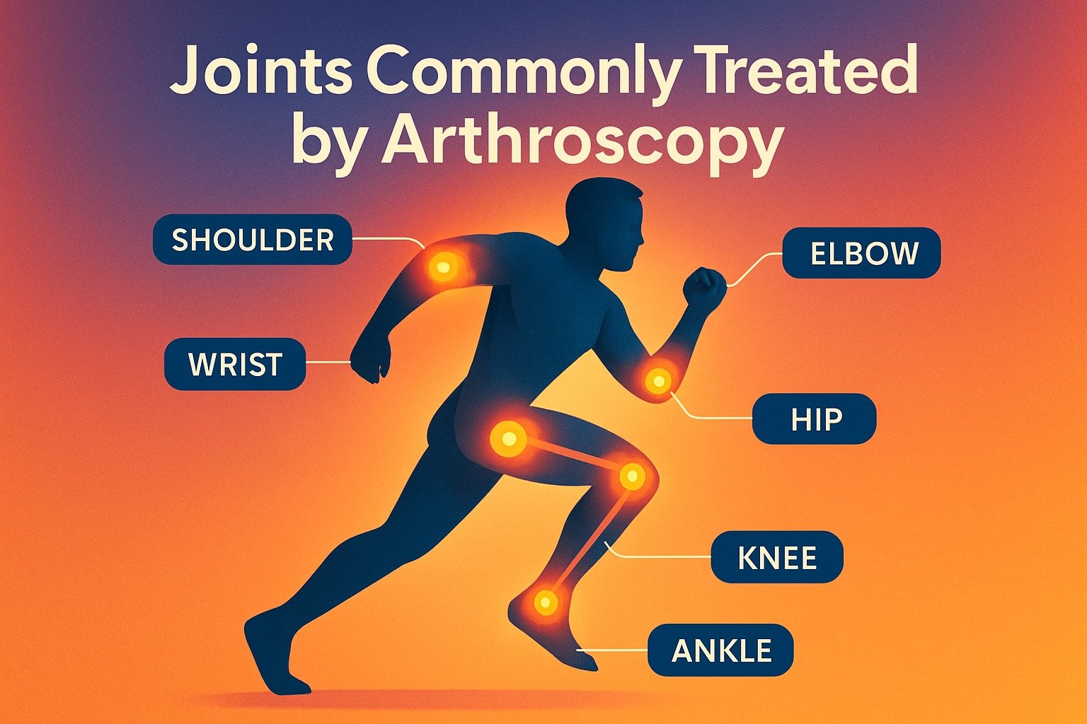 Joints Commonly Treated by Arthroscopy