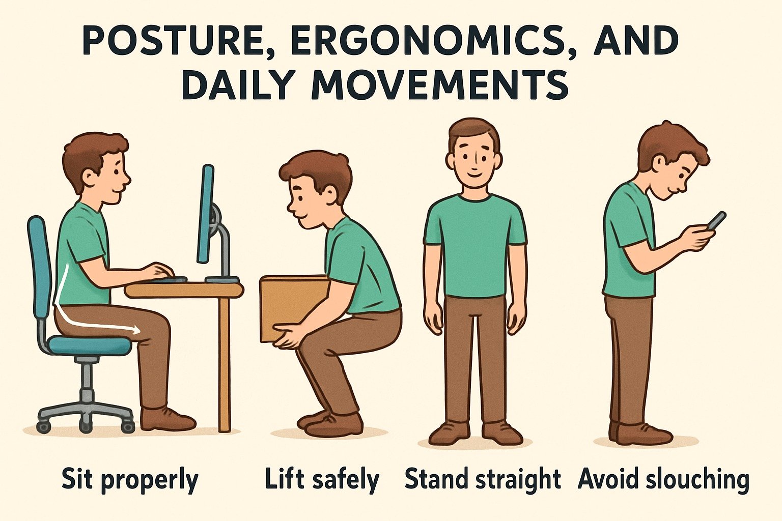 Posture, Ergonomics, and Daily Movements