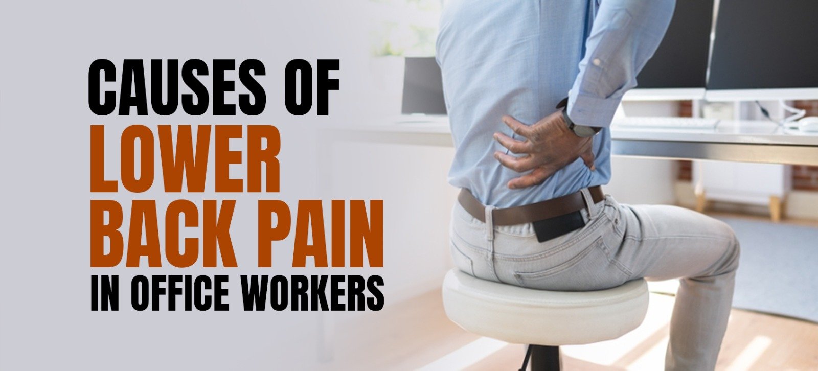 back pain in office