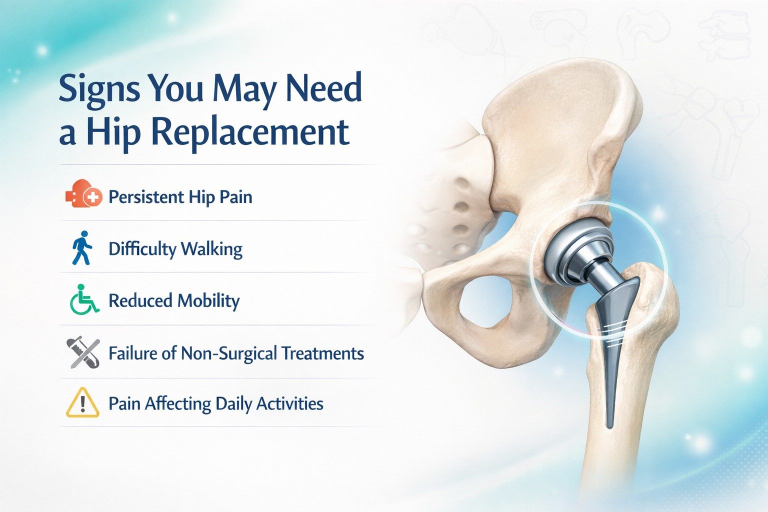 Signs You May Need a Hip Replacement